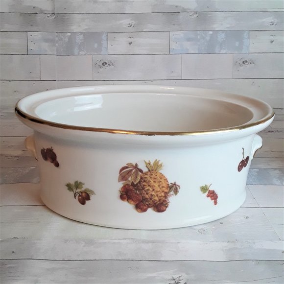 pillivuyt Dining Vintage French Pillivuyt Deep Ceramic Casserole